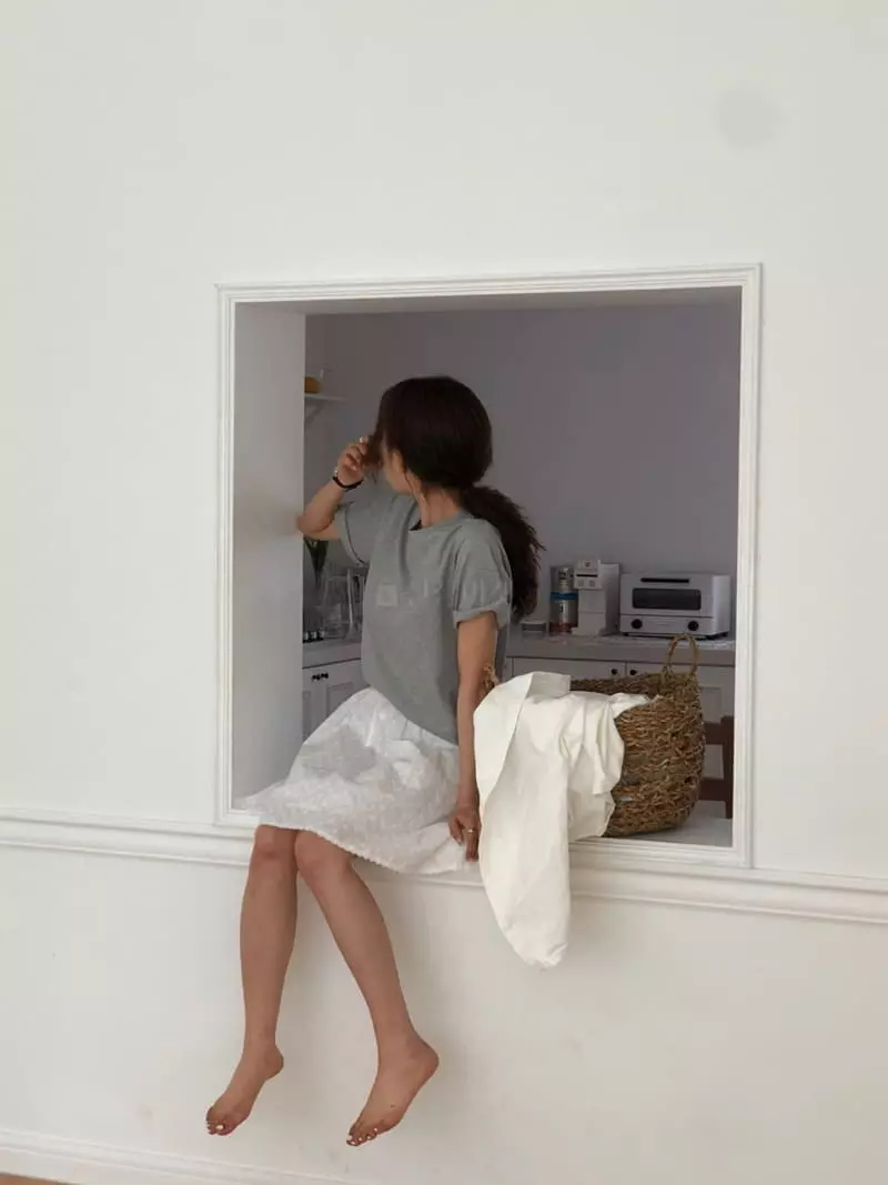 A Want - Korean Women Fashion - #momslook - Puching Lace Skirt - 4