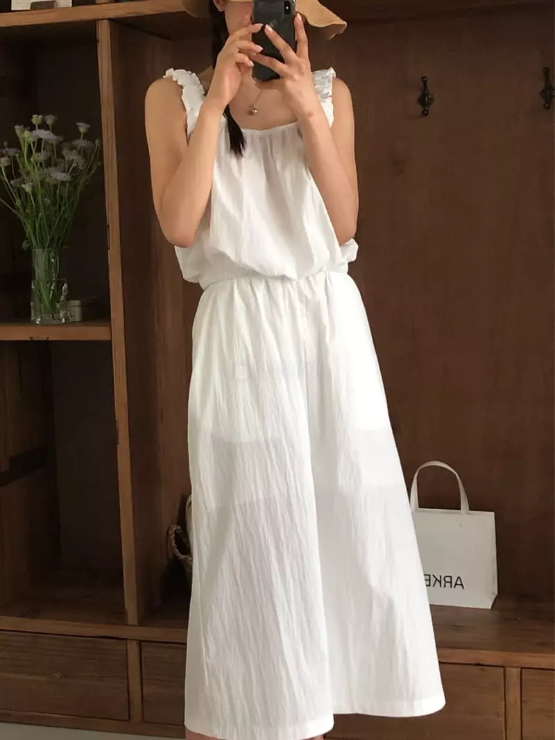 A Want - Korean Women Fashion - #womensfashion - Coming Sleeveless Set - 6