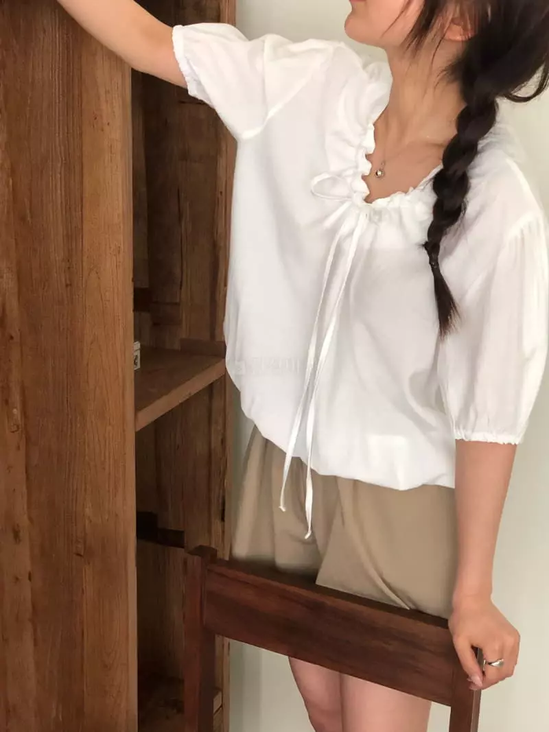 A Want - Korean Women Fashion - #momslook - Eve Blouse - 4