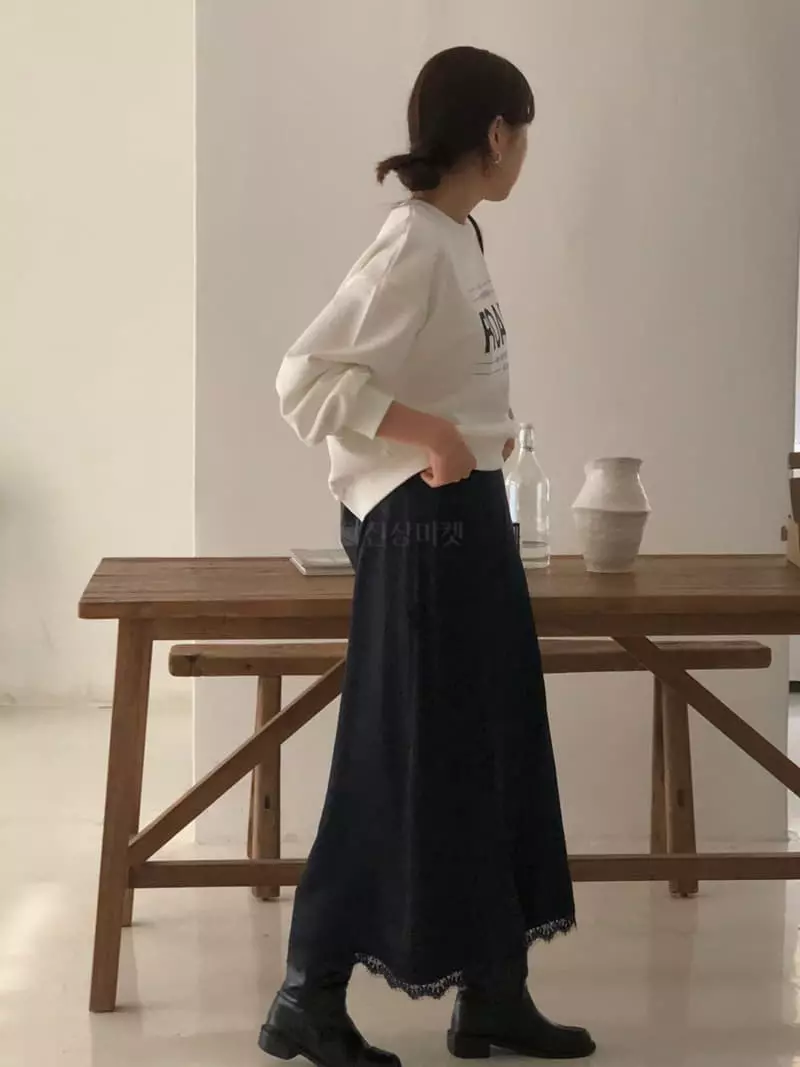 A Want - Korean Women Fashion - #womensfashion - Shatin Lace Skirt
