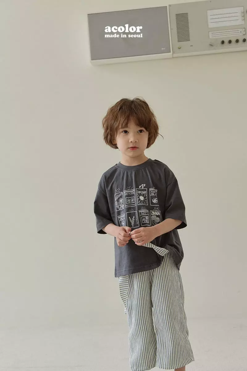 Acolor - Korean Children Fashion - #kidzfashiontrend - Seed Tee - 4