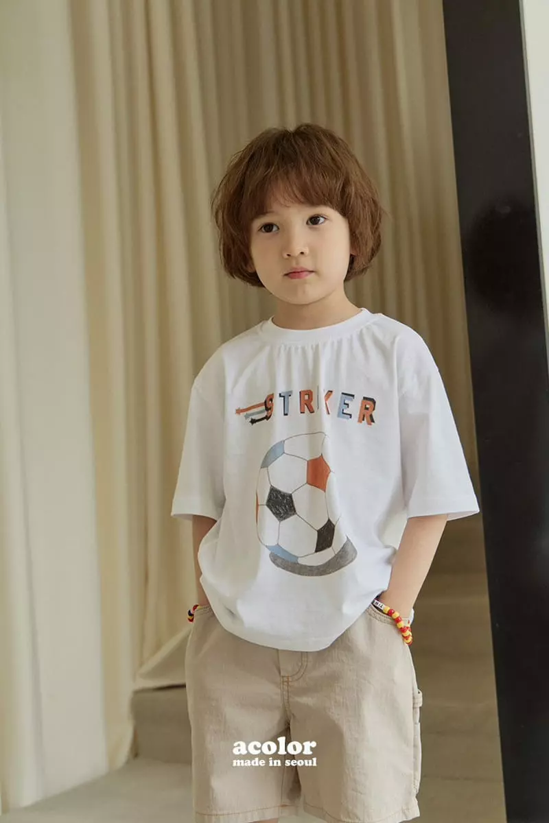 Acolor - Korean Children Fashion - #childofig - Soccer Ball Tee - 8