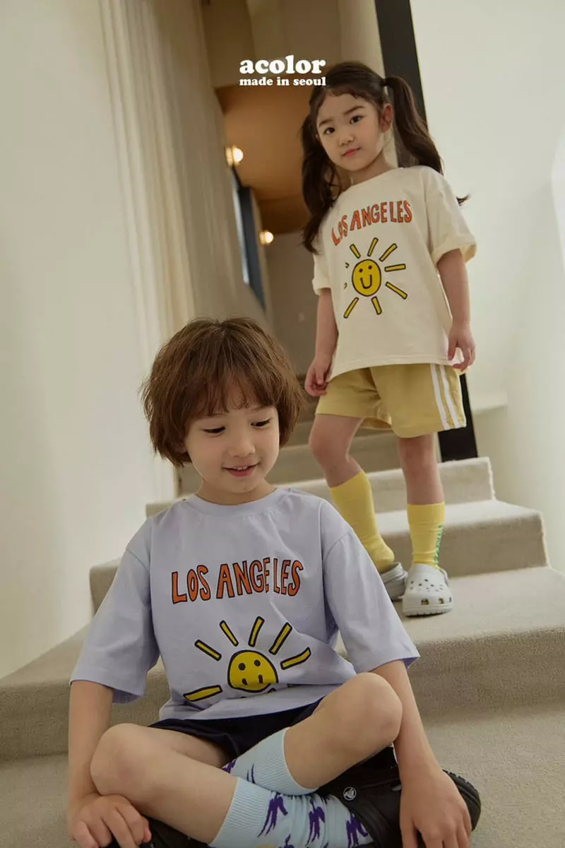 Acolor - Korean Children Fashion - #prettylittlegirls - Sunshine Tee - 4