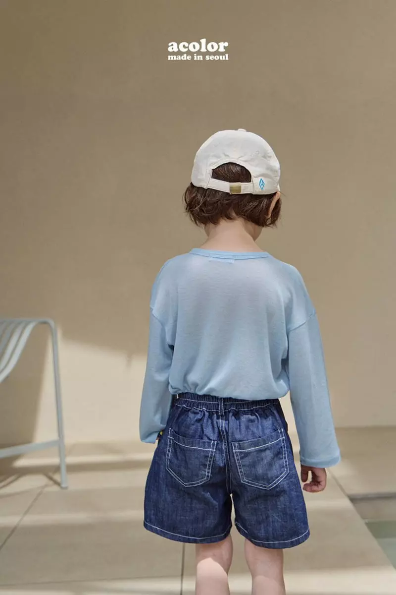 Acolor - Korean Children Fashion - #childrensboutique - Summer Tencel Tee - 6