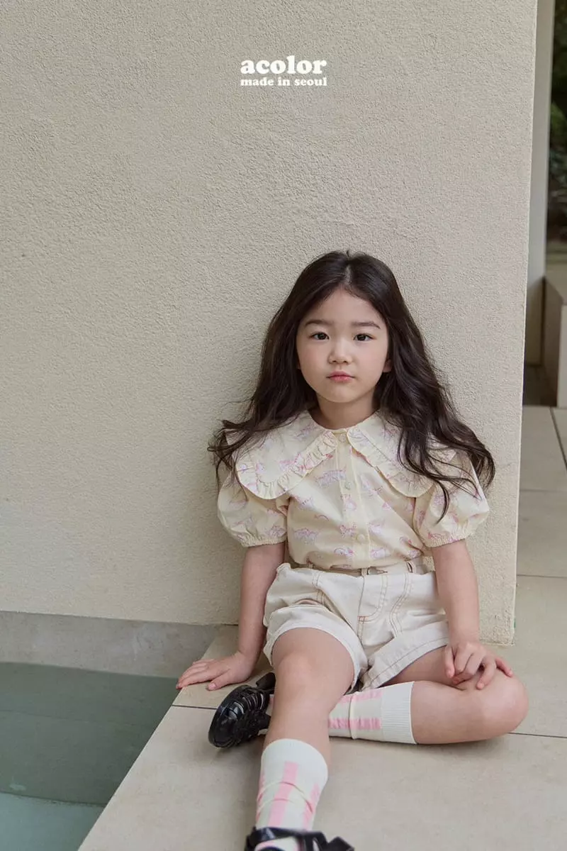 Acolor - Korean Children Fashion - #childrensboutique - Cats Blouse - 3