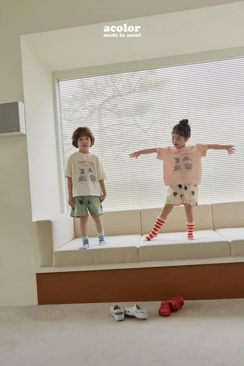Acolor - Korean Children Fashion - #discoveringself - Elephant Tee - 12