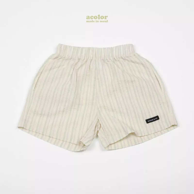 Acolor - Korean Children Fashion - #kidsshorts - Wood Pants - 12