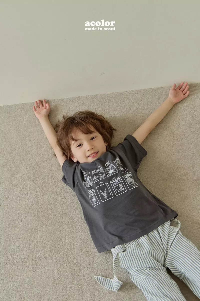Acolor - Korean Children Fashion - #kidsstore - Seed Tee - 2