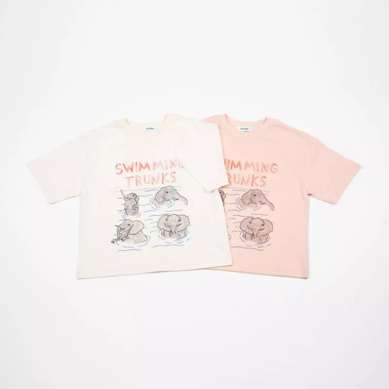Acolor - Korean Children Fashion - #kidsstore - Elephant Tee