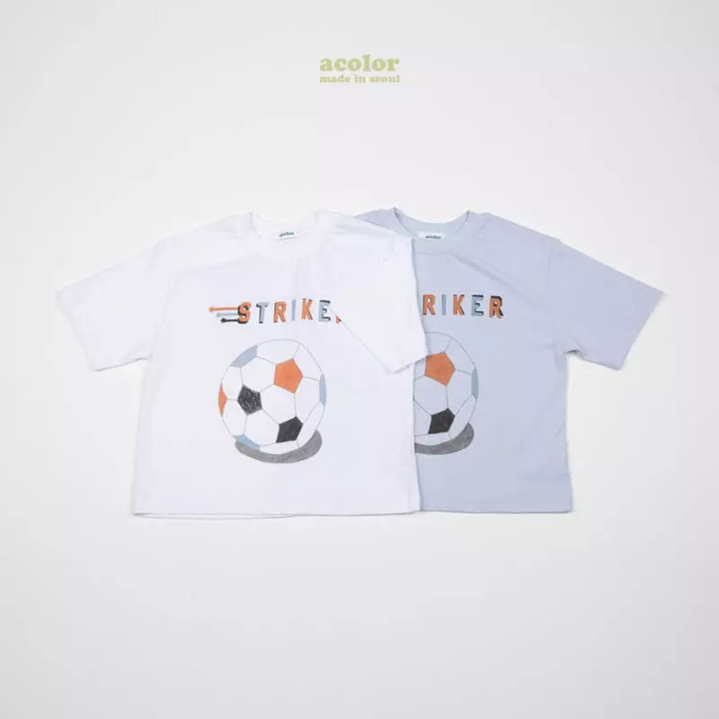 Acolor - Korean Children Fashion - #kidzfashiontrend - Soccer Ball Tee