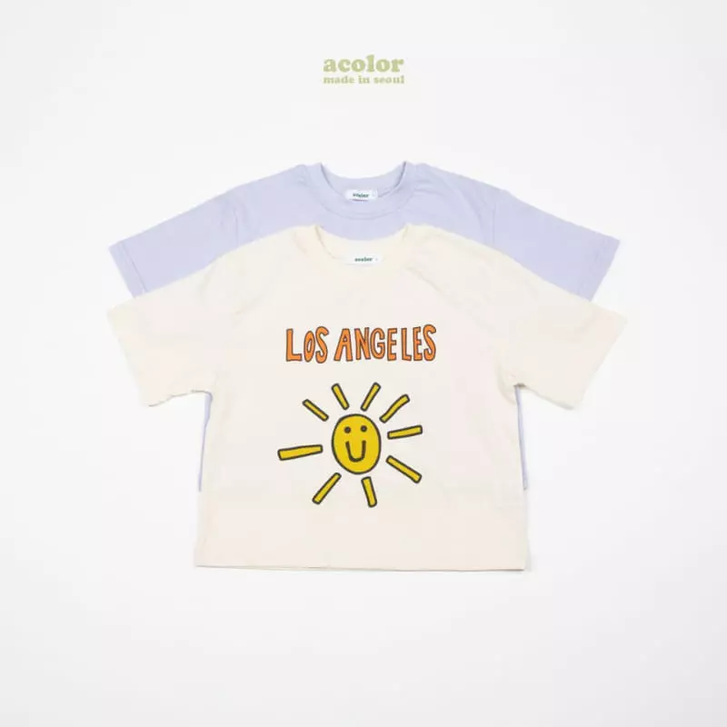 Acolor - Korean Children Fashion - #kidzfashiontrend - Sunshine Tee - 12