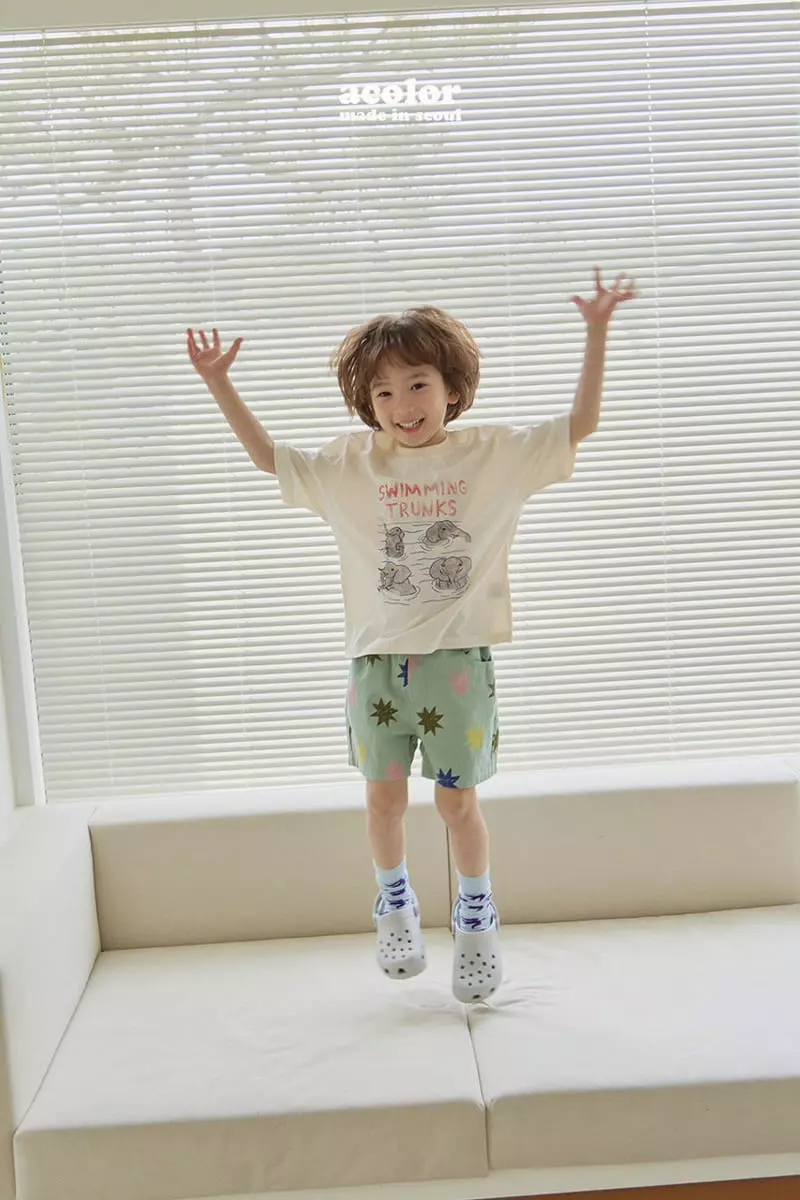 Acolor - Korean Children Fashion - #minifashionista - Star Shorts - 6