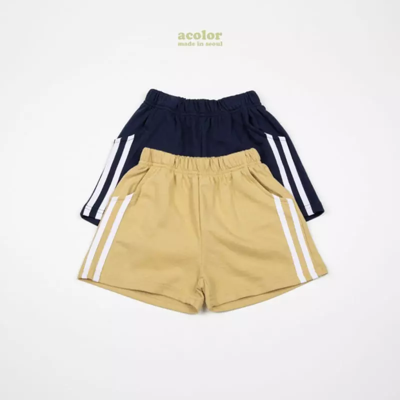 Acolor - Korean Children Fashion - #stylishchildhood - Side Shorts - 12