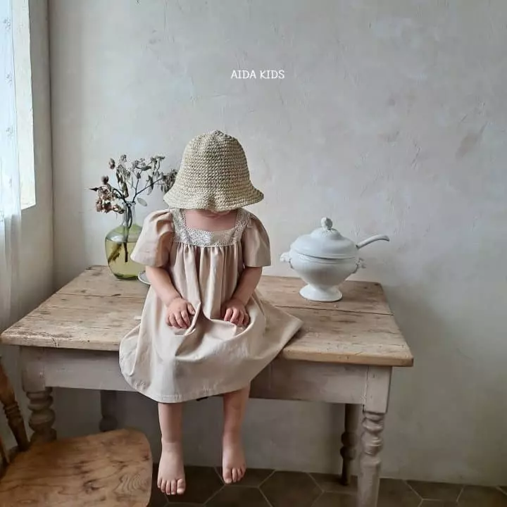 Aida - Korean Children Fashion - #discoveringself - Square Neck One-piece - 7