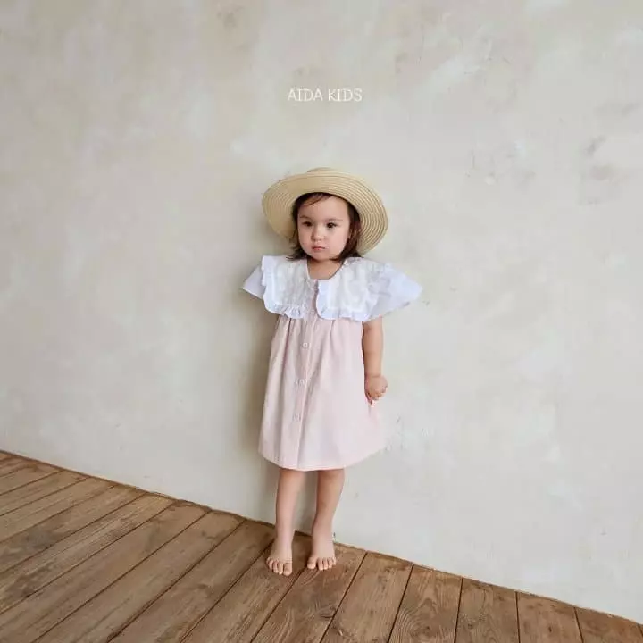 Aida - Korean Children Fashion - #fashionkids - Pink Wing One-piece - 6