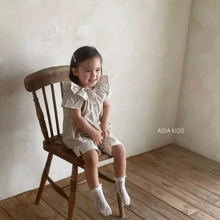 Aida - Korean Children Fashion - #todddlerfashion - Frill Cap Blouse - 3