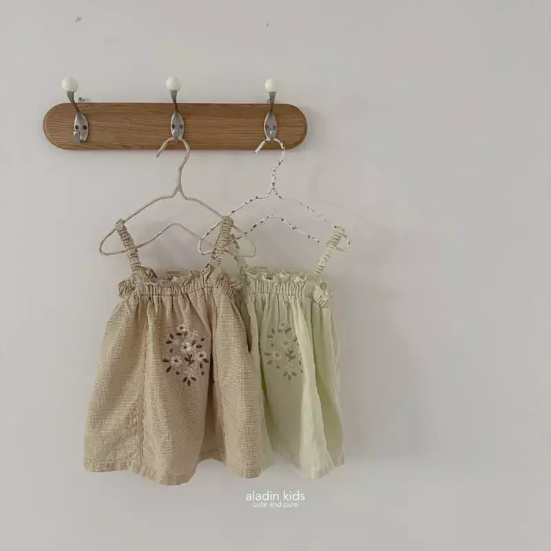 Aladin - Korean Children Fashion - #childofig - Bonjour Embrodiery One-piece - 3