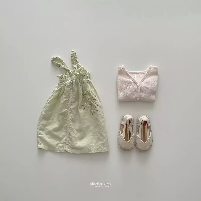 Aladin - Korean Children Fashion - #kidsshorts - Bonjour Embrodiery One-piece - 9