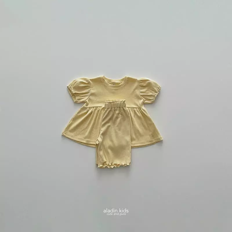 Aladin - Korean Children Fashion - #kidsshorts - Summer Rib Blouse - 9