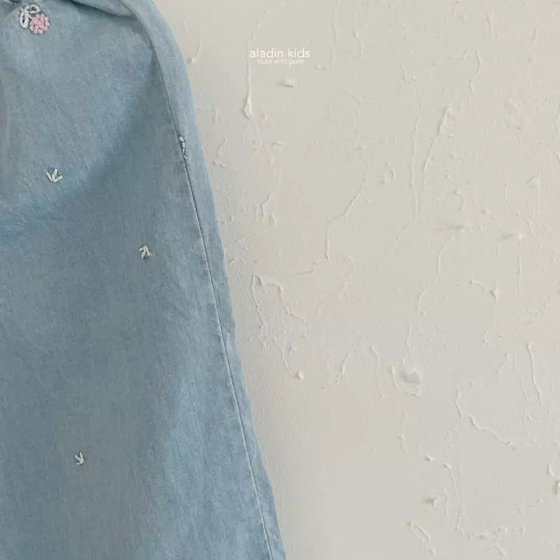 Aladin - Korean Children Fashion - #Kfashion4kids - Flower Jeans - 4