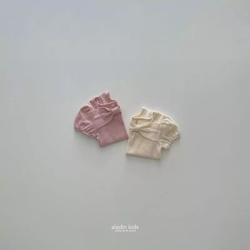Aladin - Korean Children Fashion - #littlefashionista - Lovely Ribbon Tee - 8