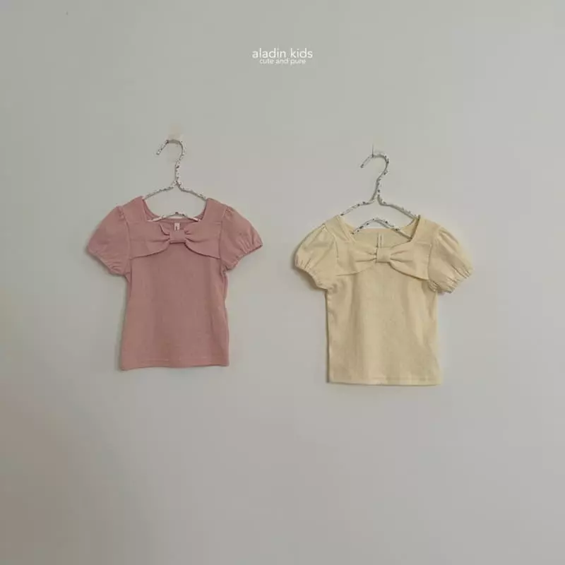Aladin - Korean Children Fashion - #magicofchildhood - Lovely Ribbon Tee - 9