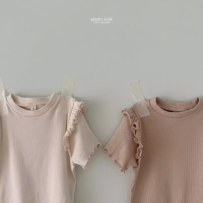 Aladin - Korean Children Fashion - #prettylittlegirls - Happy Terry Tee - 10