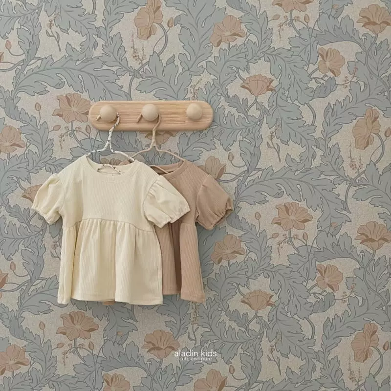 Aladin - Korean Children Fashion - #todddlerfashion - Summer Rib Blouse