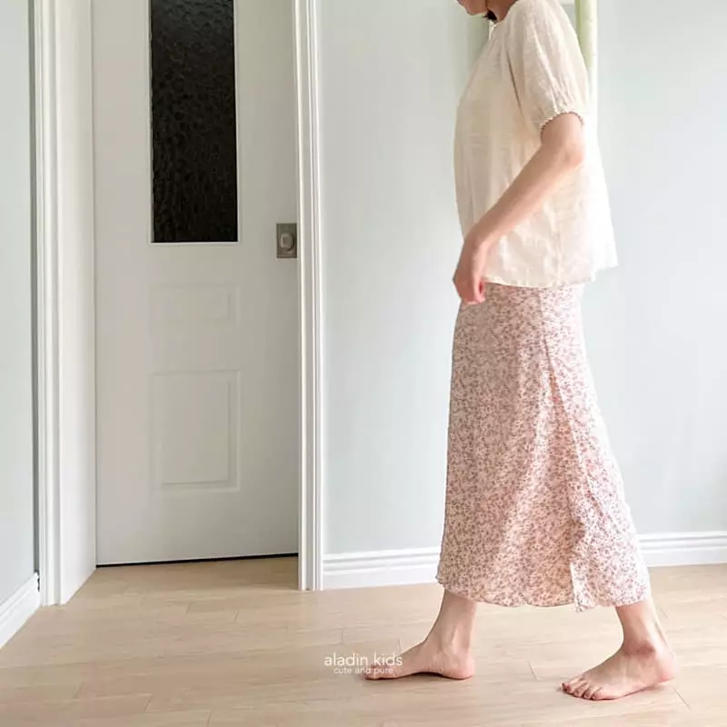 Aladin - Korean Women Fashion - #momslook - Rose Summer Skirt Mom