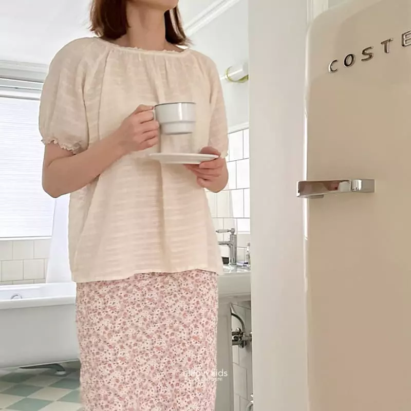Aladin - Korean Women Fashion - #momslook - Rose Summer Skirt Mom - 7