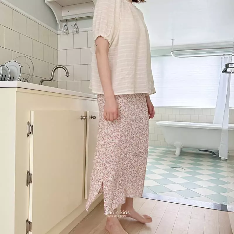 Aladin - Korean Women Fashion - #womensfashion - Rose Summer Skirt Mom - 2