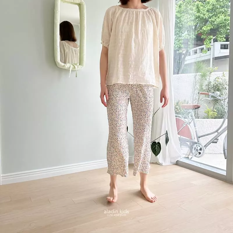 Aladin - Korean Women Fashion - #womensfashion - Rose Summer Pants Mom - 7