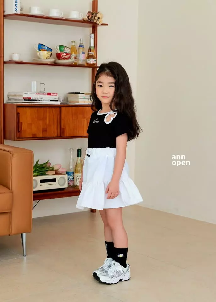 Ann Open - Korean Children Fashion - #kidsstore - Hanny Love Tee - 2