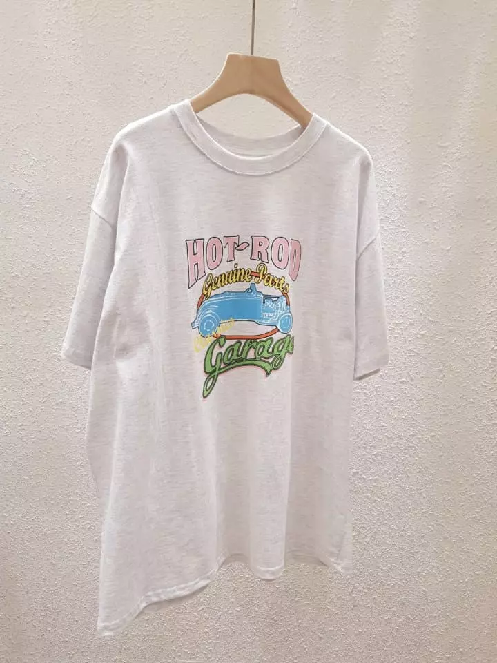 Another Plan - Korean Women Fashion - #restrostyle - Hot Road Tee - 5