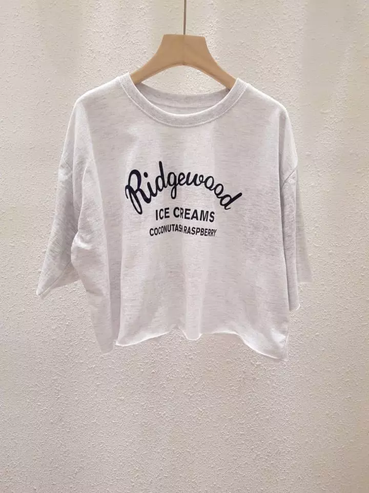Another Plan - Korean Women Fashion - #thelittlethings - Wood Paint Crop Tee - 6