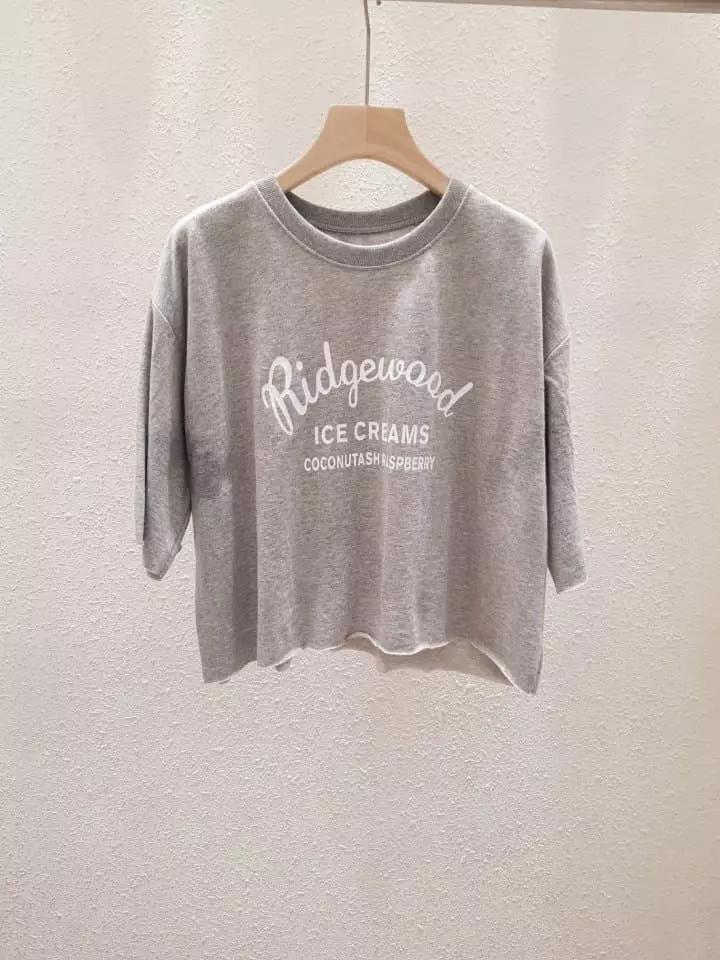 Another Plan - Korean Women Fashion - #womensfashion - Wood Paint Crop Tee - 8