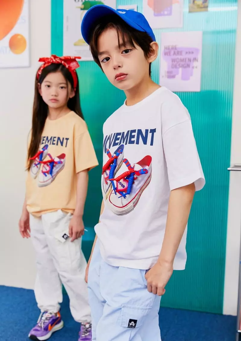 Apple Smile - Korean Children Fashion - #magicofchildhood - Heart Shoe Tee