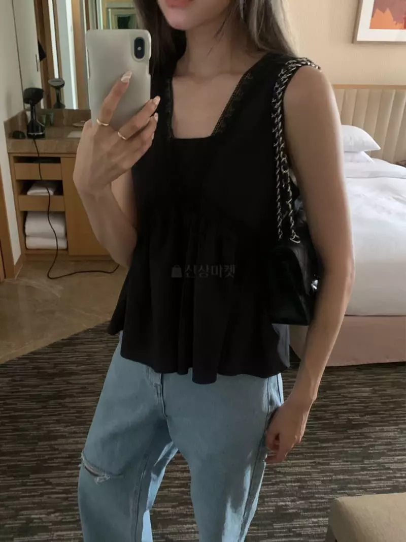As Thought - Korean Women Fashion - #momslook - Fare Frill Blouse - 8
