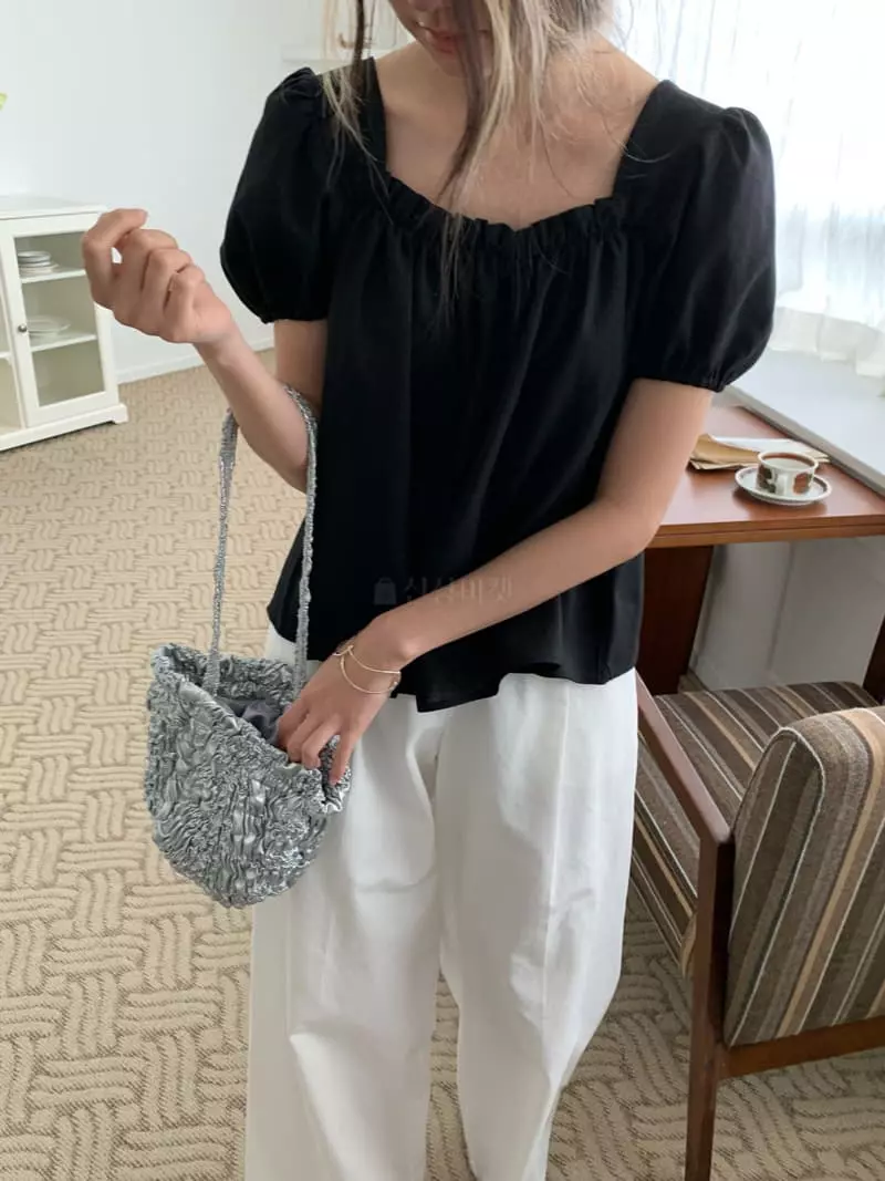 As Thought - Korean Women Fashion - #momslook - Shirring Blouse - 10
