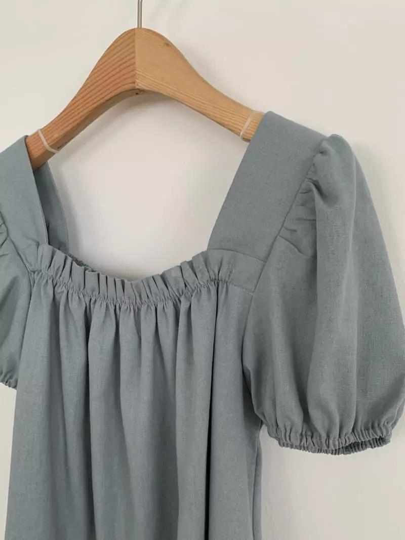 As Thought - Korean Women Fashion - #momslook - Shirring Blouse - 12