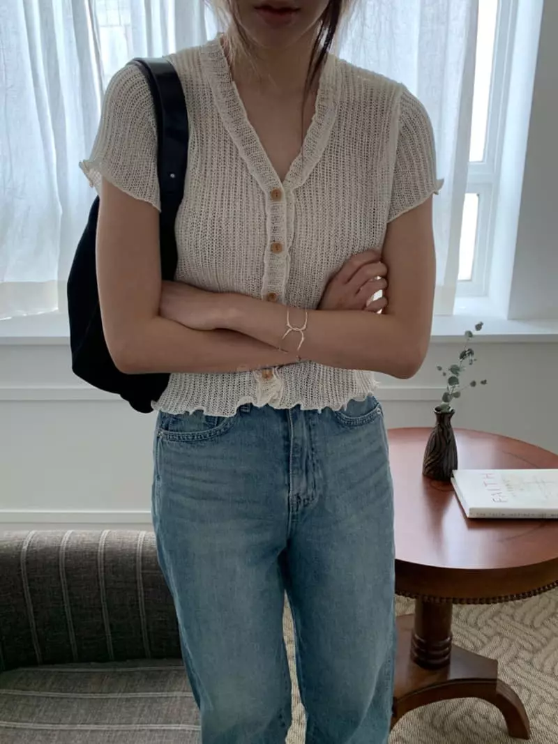 As Thought - Korean Women Fashion - #momslook - Petit Cardigan - 5