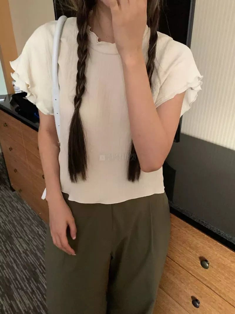 As Thought - Korean Women Fashion - #momslook - Mood Frill Blouse - 6