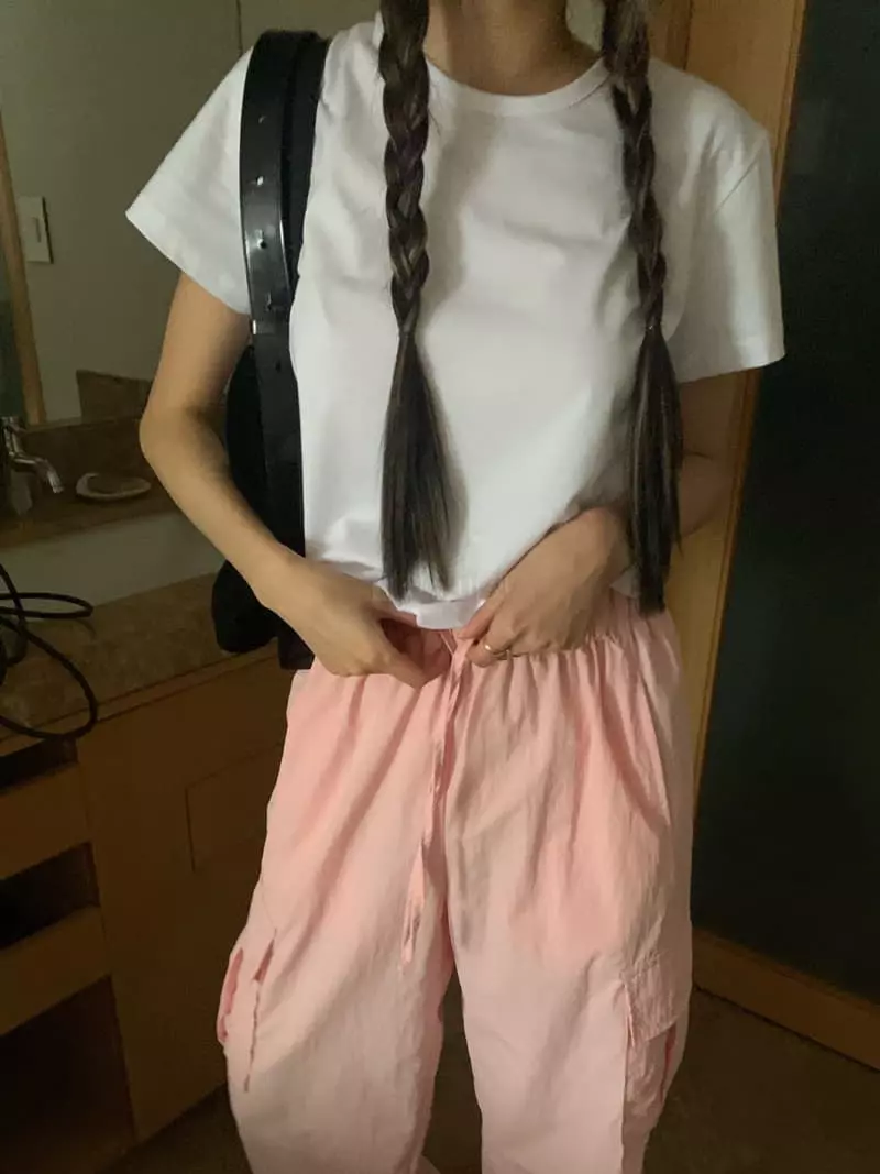 As Thought - Korean Women Fashion - #momslook - Mochi Tee - 3