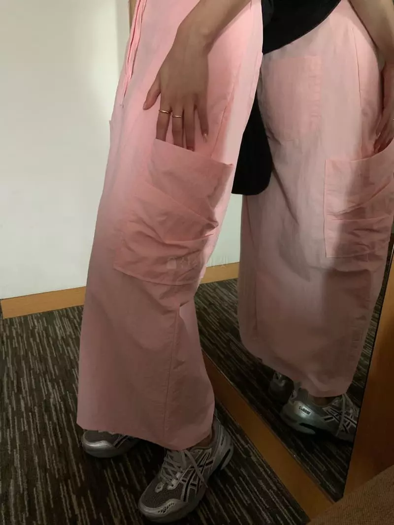 As Thought - Korean Women Fashion - #momslook - Dona SHIrring Pocket Skirt - 3