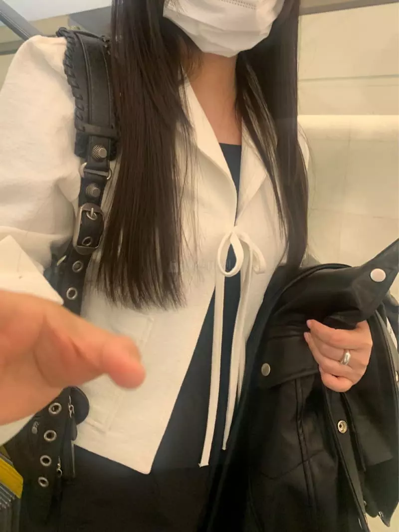 As Thought - Korean Women Fashion - #pursuepretty - Pure Ribbon Jacket - 4