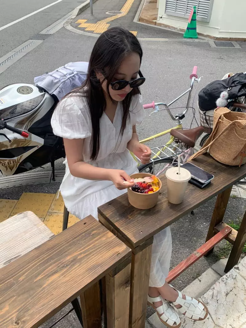 As Thought - Korean Women Fashion - #romanticstyle - Fare Long One-piece - 3