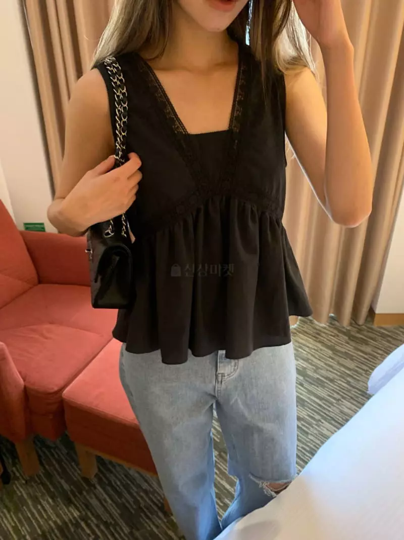 As Thought - Korean Women Fashion - #shopsmall - Fare Frill Blouse - 5