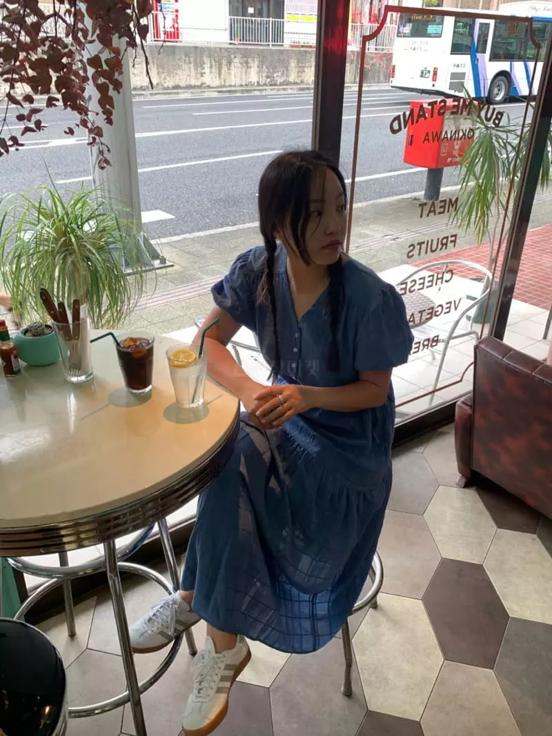 As Thought - Korean Women Fashion - #thatsdarling - Fare Long One-piece - 5