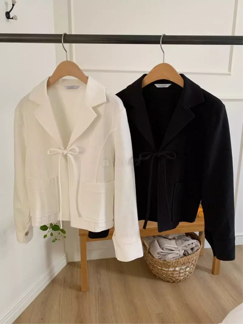 As Thought - Korean Women Fashion - #thelittlethings - Pure Ribbon Jacket - 8