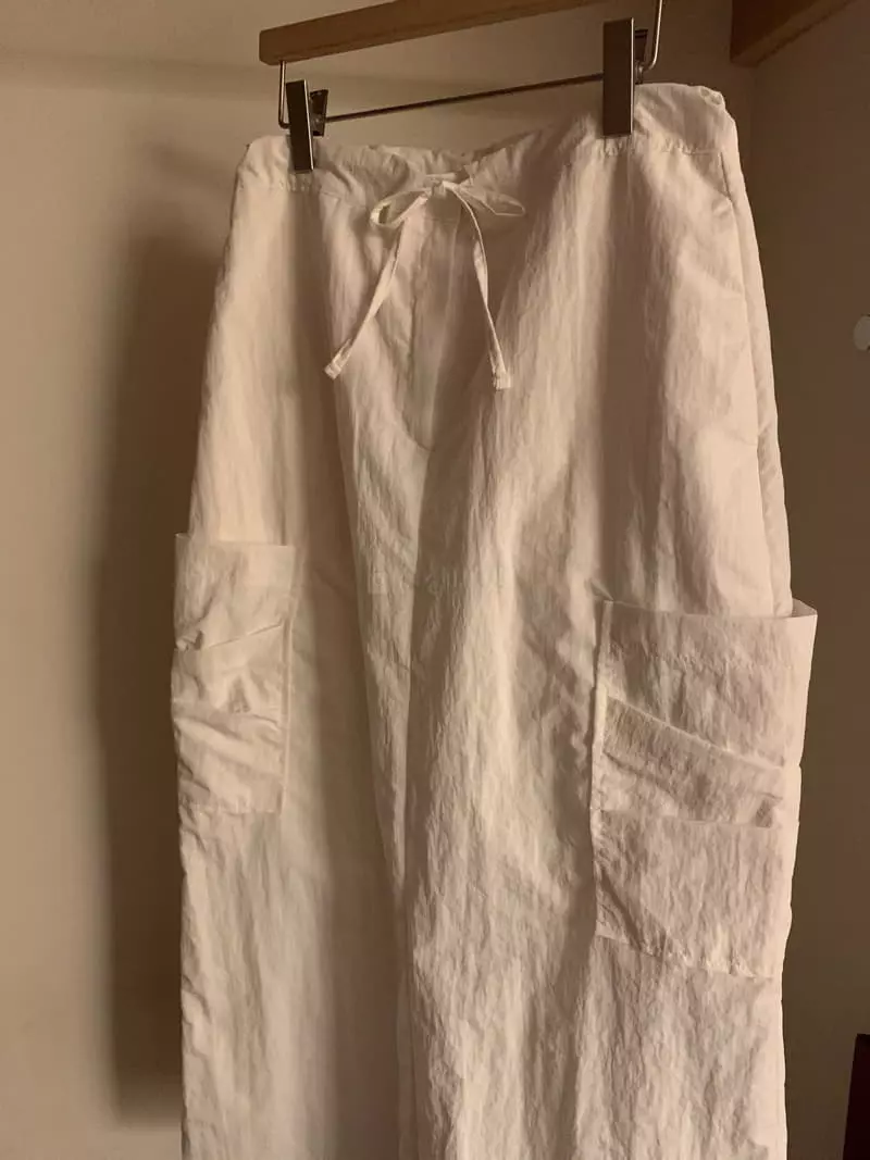 As Thought - Korean Women Fashion - #vintageinspired - Dona SHIrring Pocket Skirt - 11